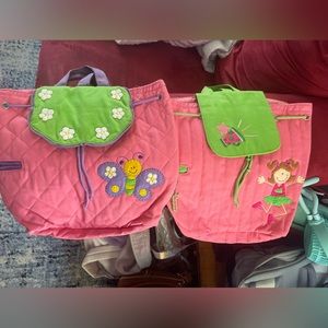 Stephen Joseph backpacks: cheerleading and butterfly